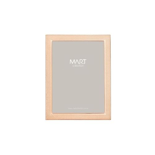 Porta-retrato em metal Mart 10x15cm rose gold 8113 Porta-retrato em metal Mart 10x15cm rose gold 8113