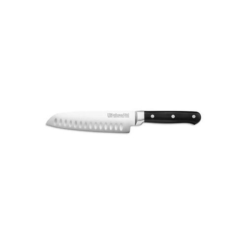 Faca em aço inox Kitchenaid Santoku Classic 18,8cm preta