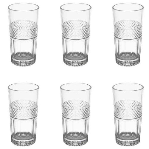 Jogo de copos alto Bon Gourmet Mirano 6 peças 310ml Jogo de copos alto Bon Gourmet Mirano 6 peças 310ml