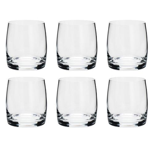 Jogo de copos em vidro whisky Bohemia Ideal 6 peças 330ml Jogo de copos em vidro whisky Bohemia Ideal 6 peças 330ml