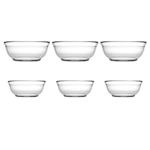 Jogo de petisqueiras em vidro Toyland Gastro Boutique 6 peças 96447 Jogo de petisqueiras em vidro Toyland Gastro Boutique 6 peças 96447