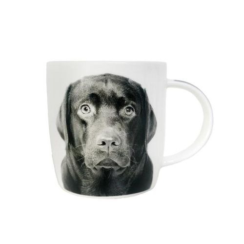 Caneca em porcelana I Love Dogs Labrador A 320ml branca Caneca em porcelana I Love Dogs Labrador A 320ml branca