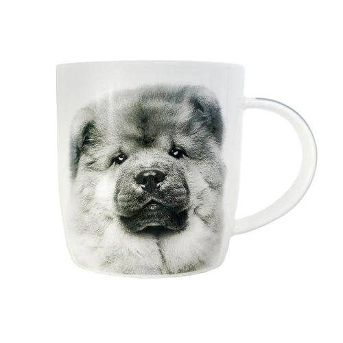Caneca em porcelana I Love Dogs Chow Chow A 320ml branca Caneca em porcelana I Love Dogs Chow Chow A 320ml branca