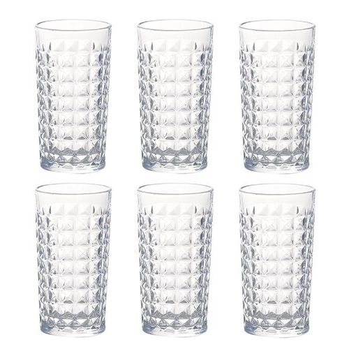 Jogo de copos altos em cristal ecológico L'Hermitage Aquamarine 340ml 6 peças Jogo de copos altos em cristal ecológico L'Hermitage Aquamarine 340ml 6 peças