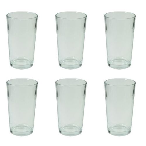 Jogo de copos em vidro Wincy Flora 6 peças 300ml Jogo de copos em vidro Wincy Flora 6 peças 300ml