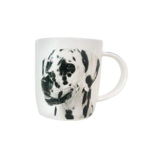Caneca em porcelana I Love Dogs Dalmata B 320ml branca Caneca em porcelana I Love Dogs Dalmata B 320ml branca