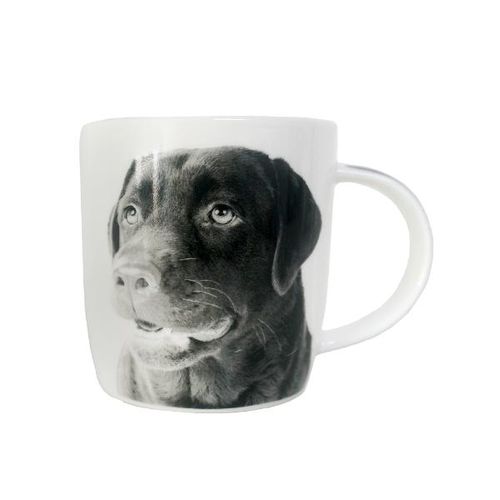 Caneca em porcelana I Love Dogs Labrador C 320ml branca Caneca em porcelana I Love Dogs Labrador C 320ml branca