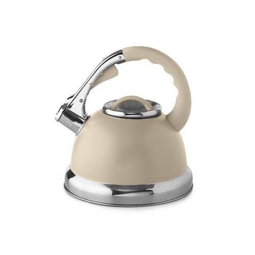 Chaleira em aço inox Copa & Cia Alegra 3,2 litros taupe