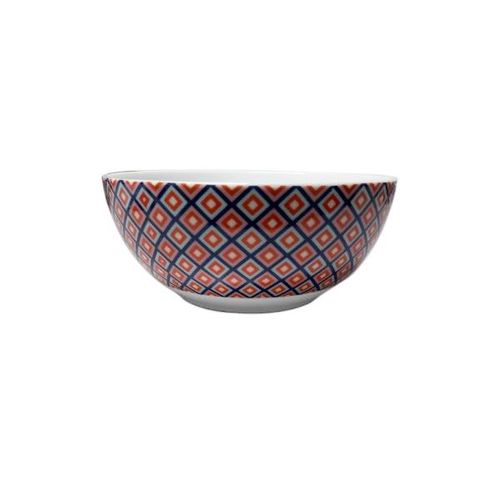 Bowl em porcelana Casambiente Sabrina losango 14cm Bowl em porcelana Casambiente Sabrina losango 14cm