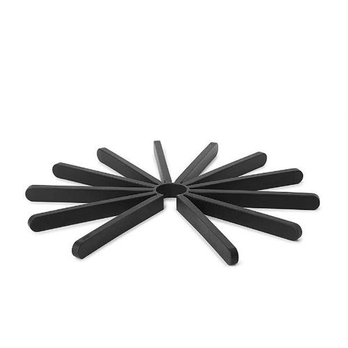 Jogo descanso de panela em silicone Umbra Trivet 2 peças black Jogo descanso de panela em silicone Umbra Trivet 2 peças black
