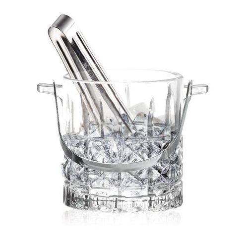 Balde para gelo em vidro Bon Gourmet Flor de lótus 15x12x13,5cm Balde para gelo em vidro Bon Gourmet Flor de lótus 15x12x13,5cm