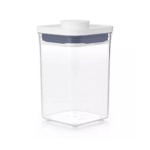 Pote hermético quadrado Oxo Pop 17,6x10,6x15,7cm 1 litro