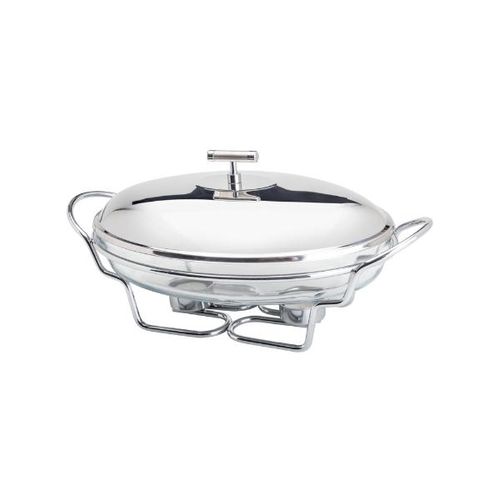 Rechaud oval em inox Wolff Delhi Satin 3 litros Rechaud oval em inox Wolff Delhi Satin 3 litros