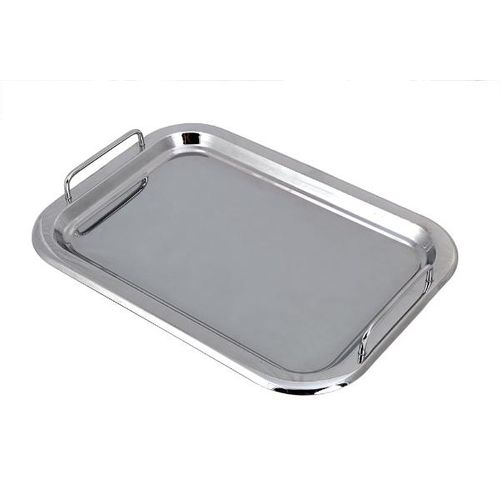 Bandeja retangular em inox Uny Gift 41x29cm Bandeja retangular em inox Uny Gift 41x29cm