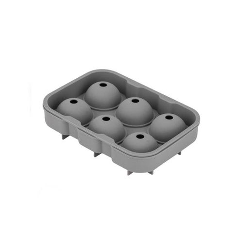 Forma em silicone para gelo Uny Gift 18x12cm cinza Forma em silicone para gelo Uny Gift 18x12cm cinza