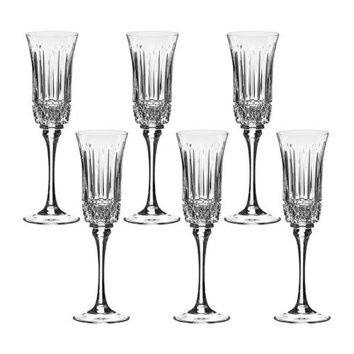 Jogo de taças champanhe em cristal Strauss 190ml 6 peças