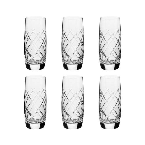 Jogo de copos long drink em cristal Strauss 365ml 6 peças