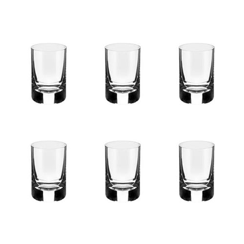 Jogo de copos de cachaça em cristal Strauss 105.635 55ml 6 peças