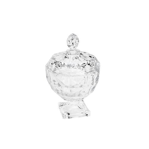 Bomboniere em cristal com pé Wolff Diamant 11,5cm Bomboniere em cristal com pé Wolff Diamant 11,5cm