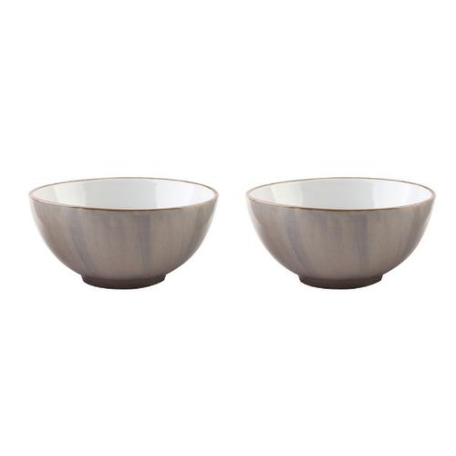 Jogo de Bowls em porcelana Bon Gourmet Watercolor 14cm 2 peças cinza Jogo de Bowls em porcelana Bon Gourmet Watercolor 14cm 2 peças cinza
