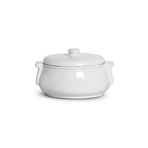 Sopeira redonda em porcelana Scalla Standard Branco 1,280ml