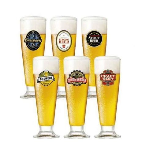 Jogo de copos tulipa em vidro Ruvolo Happy Hour 6 peças 300ml Jogo de copos tulipa em vidro Ruvolo Happy Hour 6 peças 300ml