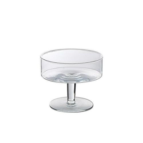 Fruteira em vidro com pé Luvidarte 25,5cm incolor Fruteira em vidro com pé Luvidarte 25,5cm incolor