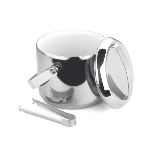 Balde térmico em inox para gelo com pinça Forma 1L Balde térmico em inox para gelo com pinça Forma 1L