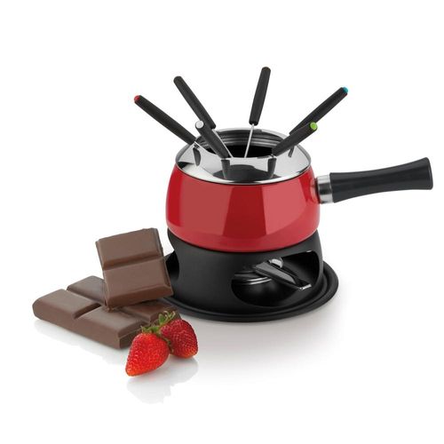 Fondue Forma Cervinia 12 peças vermelho Fondue Forma Cervinia 12 peças vermelho