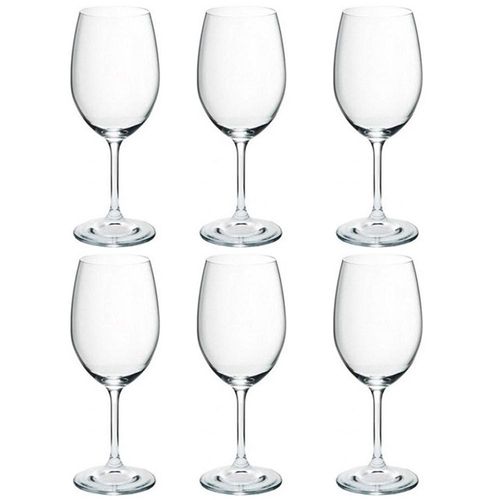 Jogo de taças para água em cristal Bohemia Roberta 450ml 6 peças Jogo de taças para água em cristal Bohemia Roberta 450ml 6 peças