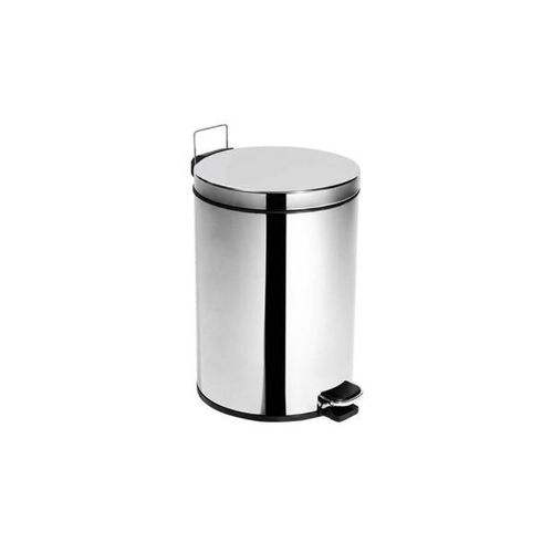 Lixeira com tampa em inox Purimax Elegance 5,5L Lixeira com tampa em inox Purimax Elegance 5,5L
