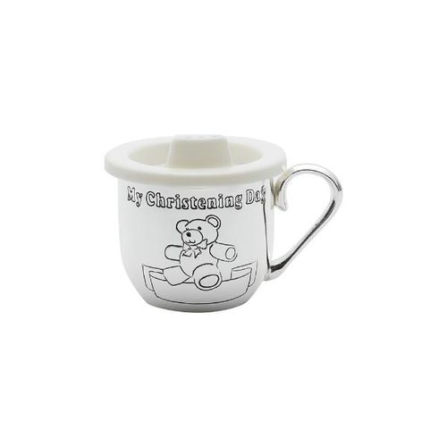 Caneca em zamac com Silver Plated Prestige Christening ABC Caneca em zamac com Silver Plated Prestige Christening ABC