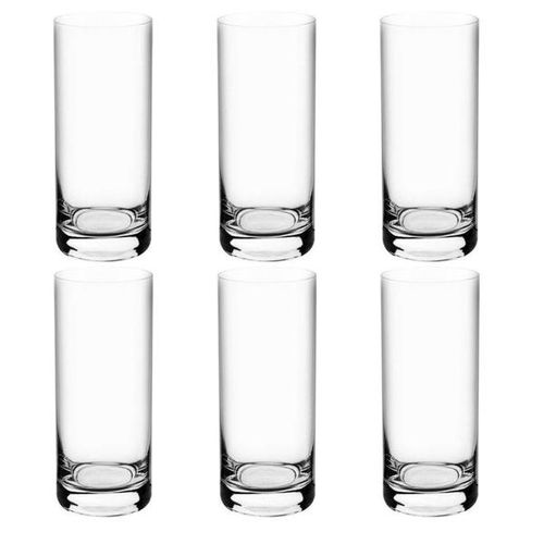 Jogo de copos em cristal ecológico Bohemia Barware 6 peças 350ml