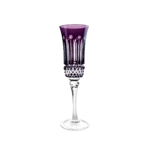 Taça champanhe em cristal Strauss Overlay 225.069 190ml ametista