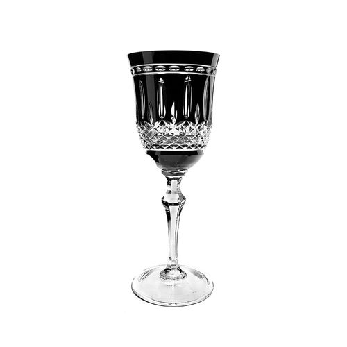 Taça água em cristal Strauss Overlay 237.068 460ml preta