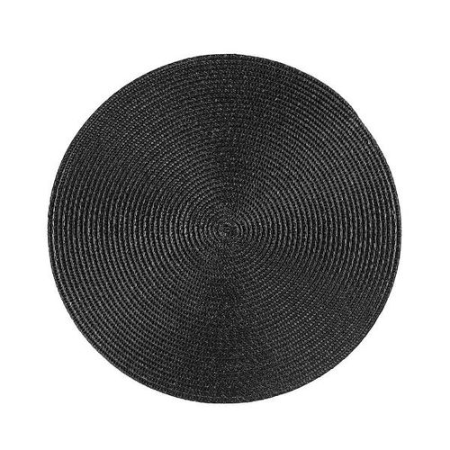 Lugar americano redondo Home Design Today 38cm preto Lugar americano redondo Home Design Today 38cm preto