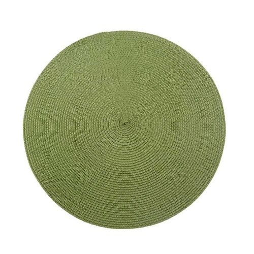 Lugar americano redondo Home Design Today 38cm verde