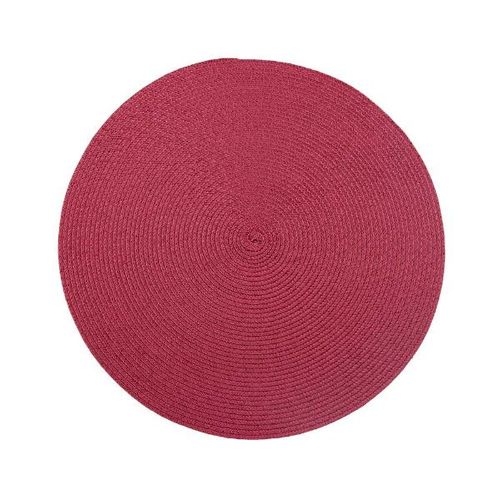 Lugar americano redondo Home Design Today 38cm vermelho