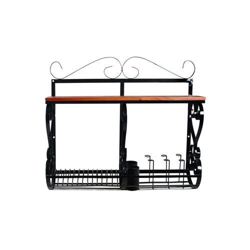 Escorredor lateral com 2 divisões em ferro Monte Real Coração 70x80x26cm Escorredor lateral com 2 divisões em ferro Monte Real Coração 70x80x26cm