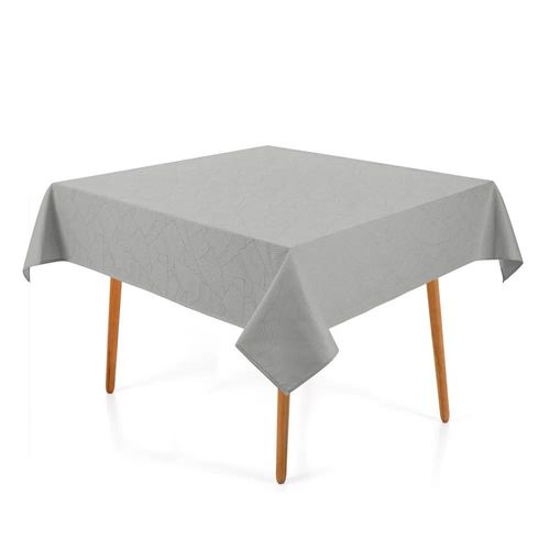 Toalha de mesa Karsten Herbare 1,80mx1,80m Prata Toalha de mesa Karsten Herbare 1,80mx1,80m Prata