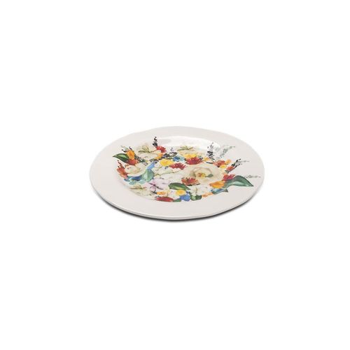 Prato sobremesa em Melamina Haus Colmar 22,8x1,6cm estampado