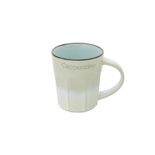 Caneca em porcelana Bon Gourmet Allure 270ml azul