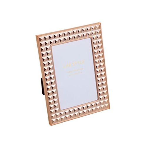 Porta-retrato em aço Prestige Diamont 20x25cm rose Porta-retrato em aço Prestige Diamont 20x25cm rose
