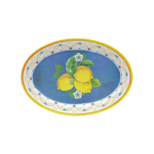 Bandeja oval em melamina Bon Gourmet Lemon 50,5cm Bandeja oval em melamina Bon Gourmet Lemon 50,5cm