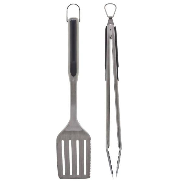 Jogo para churrasco inox Oxo 2 peças