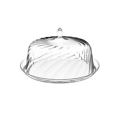 Prato para bolo em acrílico Crippa 30cm Prato para bolo em acrílico Crippa 30cm