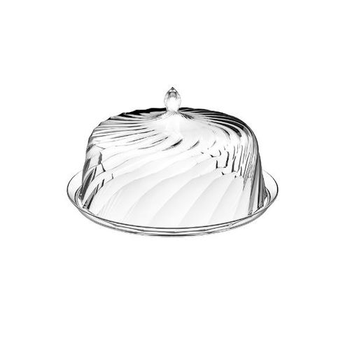 Prato para bolo em acrílico Crippa 25cm Prato para bolo em acrílico Crippa 25cm