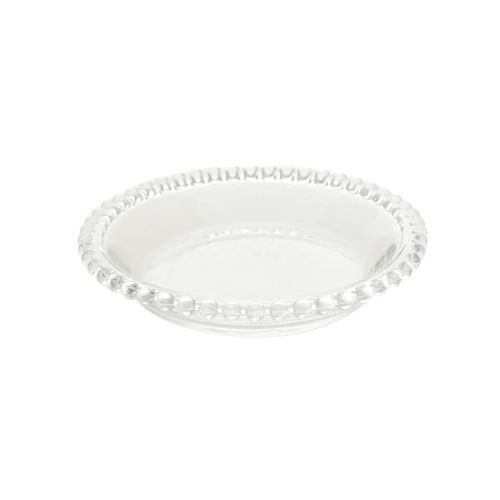 Prato em vidro Urban Clear Dots 13,8X13,8X2,5cm Prato em vidro Urban Clear Dots 13,8X13,8X2,5cm