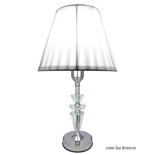 Abajur touch Uni Cristal 53x30cm 864 Abajur touch Uni Cristal 53x30cm 864
