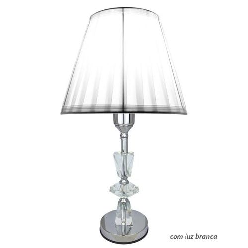 Abajur touch Uni Cristal 53x30cm 865 Abajur touch Uni Cristal 53x30cm 865